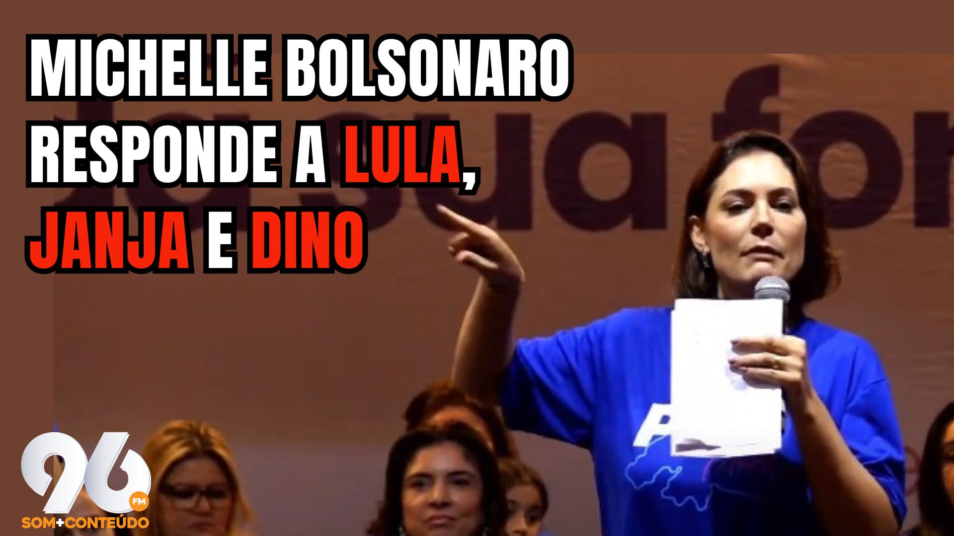 [VIDEO] Em Natal, Michelle critica Lula e Janja: "Só gosta de mulher na eleição"