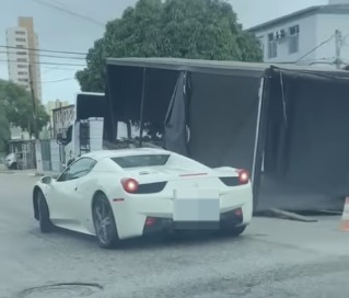 [VIDEO] Ferrari chega a Natal para livrar IPVA; Entenda 