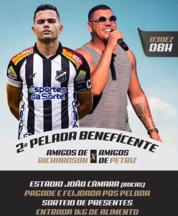 Zagueiro do ABC faz jogo beneficente em Natal