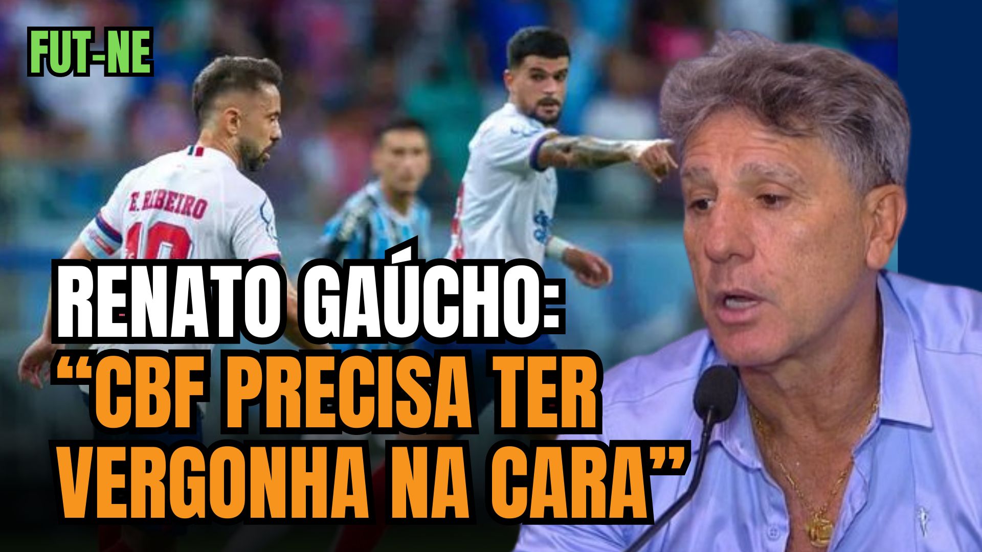 [VIDEO] Após acusação grave de Renato Gaúcho, perfil do Bahia tira onda: "Calma, calabreso"