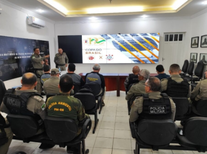 Polícia Militar apresenta plano de operações para o jogo da Copa do Brasil
