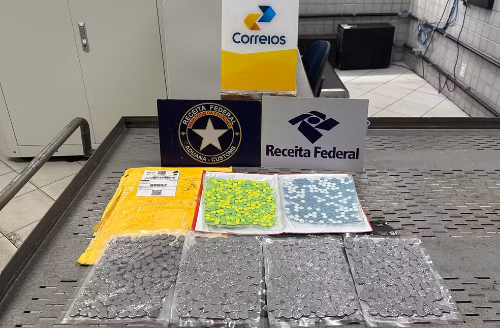 Receita Federal apreende R$100 mil em comprimidos de ecstasy nos Correios em Natal