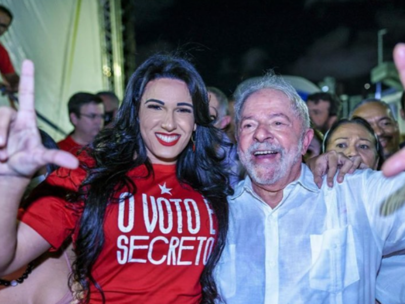 Thabatta Pimenta e Lula Instagram