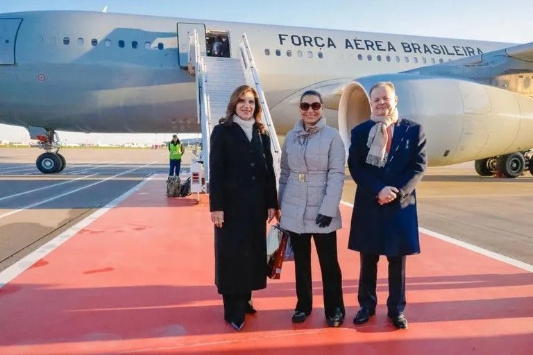 Janja na Rússia • Claudio Kbene/Presidência da República