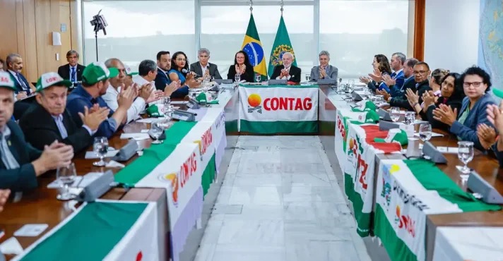 Lula recebe Contag, no Palácio do Planalto | Foto: Ricardo Stuckert/PR