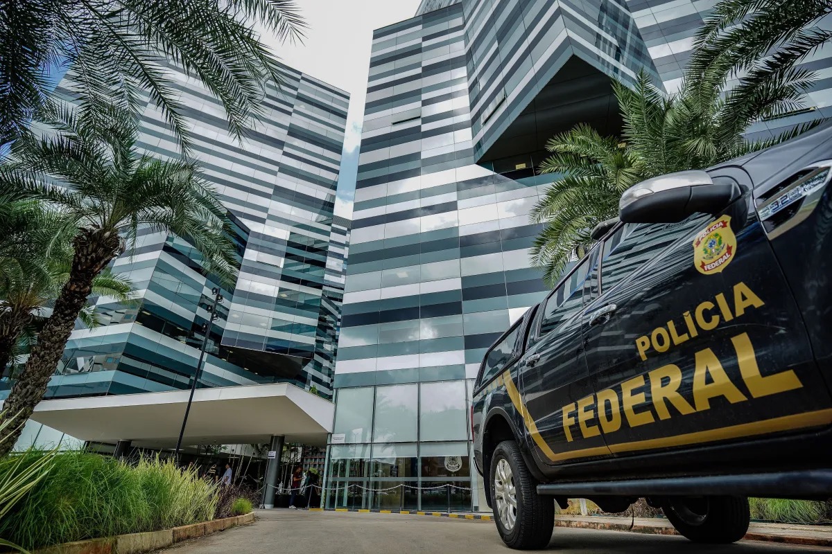 Fachada do prédio da Polícia Federal em Brasília  • Rafa Neddermeyer/Agência Brasil