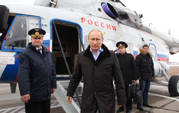 Putin helicóptero