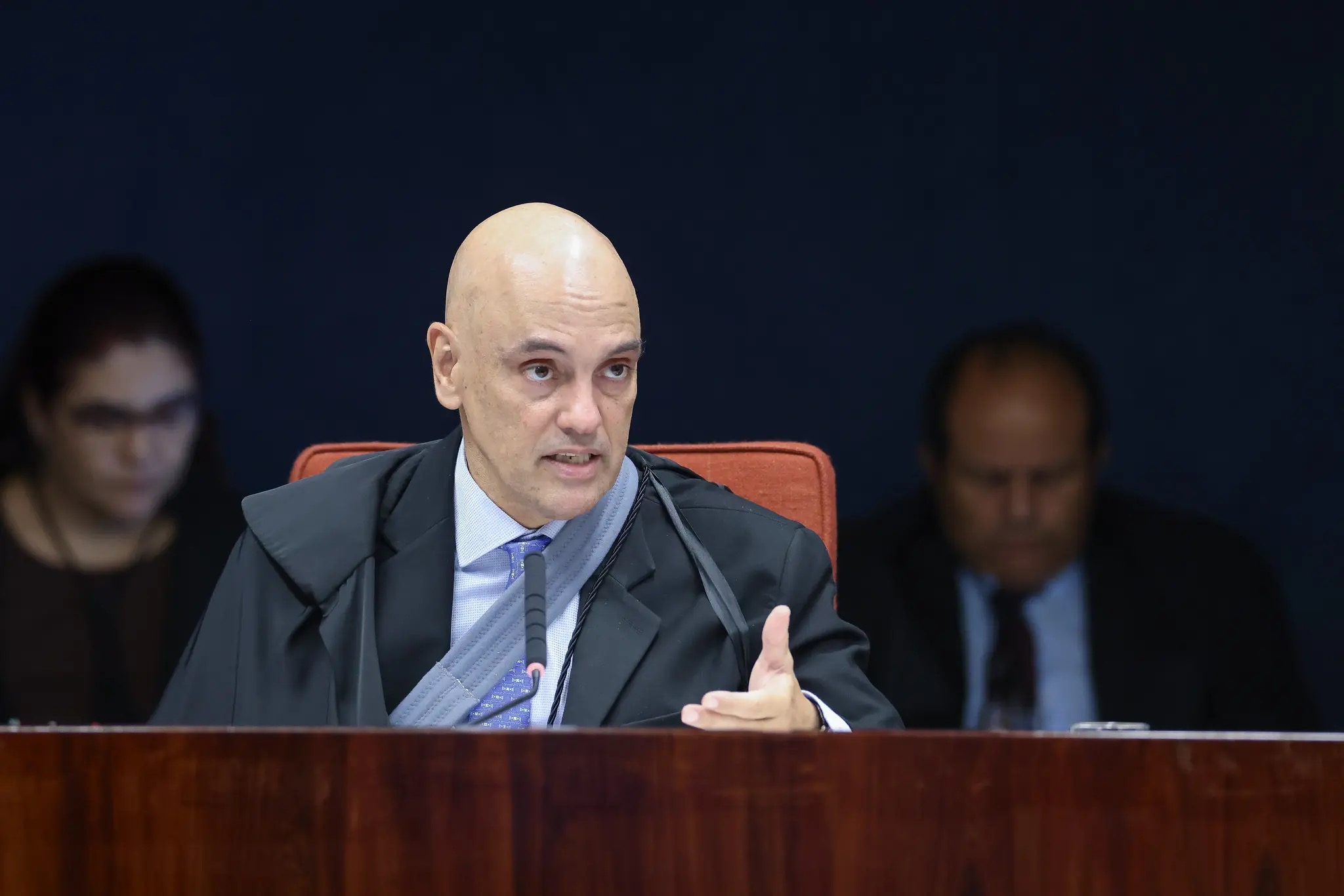 Moraes decretou a prisão preventiva do coronel Marcelo Costa Câmara, réu pela suposta tentativa de golpe de Estado. (Foto: Antonio Augusto/STF)