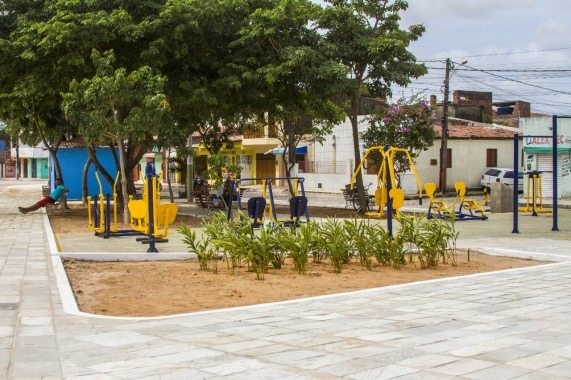 Praça Santa Paula Frassinetti em Felipe Camarão | Crédito: Roberto Galhardo/SEMSUR