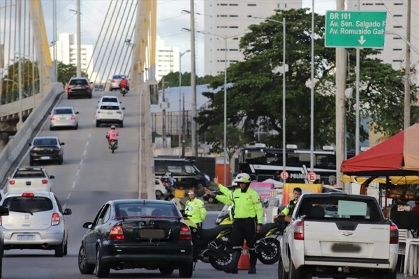 Transito Arena das Dunas| Jogo do Vasco em Natal | Crédito: STTU