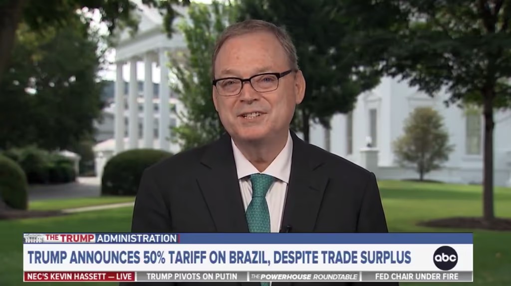 O diretor do Conselho Econômico Nacional dos Estados Unidos, Kevin Hassett | Imagem: Reprodução/ ABC News