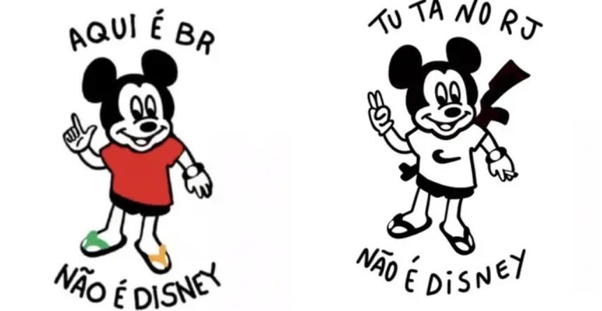 Símbolo de campanha do PT imita uma referência ao Comando Vermelho | Foto: Reprodução