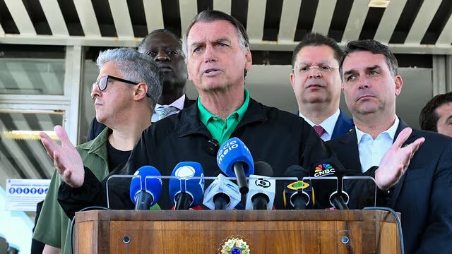 Jair Bolsonaro | Entrevista coletiva | Foto: Edilson Rodrigues/Agência Senado