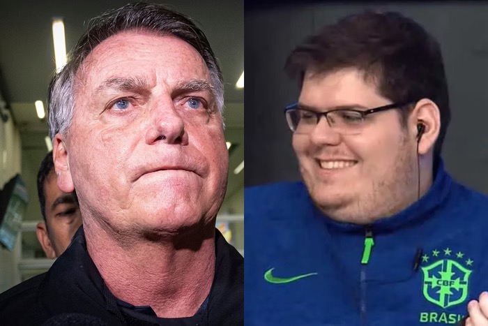 Jair Bolsonaro e Casemiro | Caze TV | Foto: Reprodução