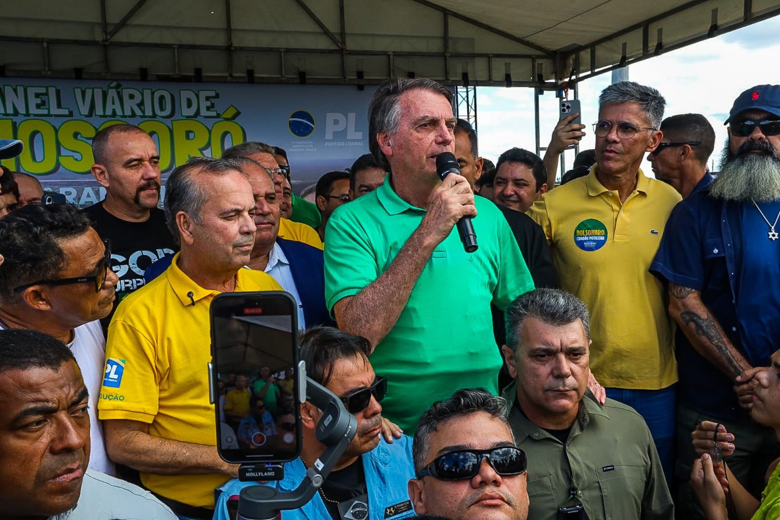 Bolsonaro no RN | Foto: Divugação/PLRN