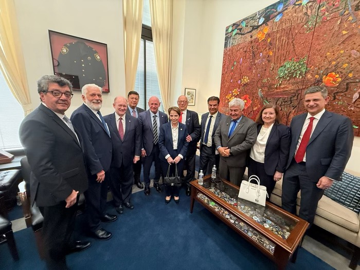 Senadores brasileiros nos EUA | FOTO: Divulgação/Nelsinho Trad
