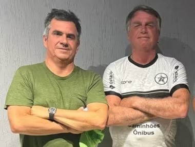 O senador Ciro Nogueira ao lado do ex-presidente Jair Bolsonaro Foto: Reprodução/Instagram via @cironogueira