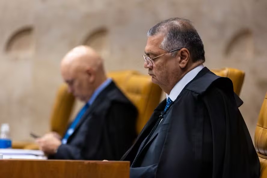 Flávio Dino e Alexandre de Moraes no STF