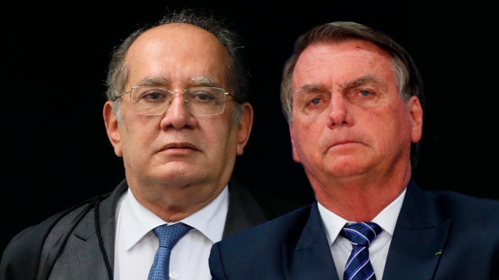 Gilmar Mendes e Jair Bolsonaro | Foto: Nelson Jr/STF e Adriano Machado/Crusoé