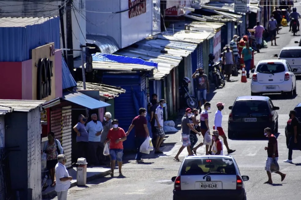 Bairro do Alecrim é um dos polos comerciais mais importantes da capital potiguar (Arquivo) — Foto: Canindé Soares