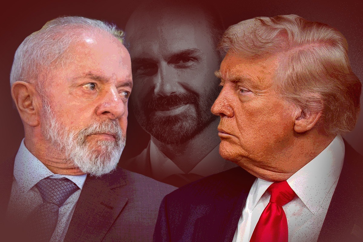 Lula, Eduardo Bolsonaro e Trump | Foto: reprodução