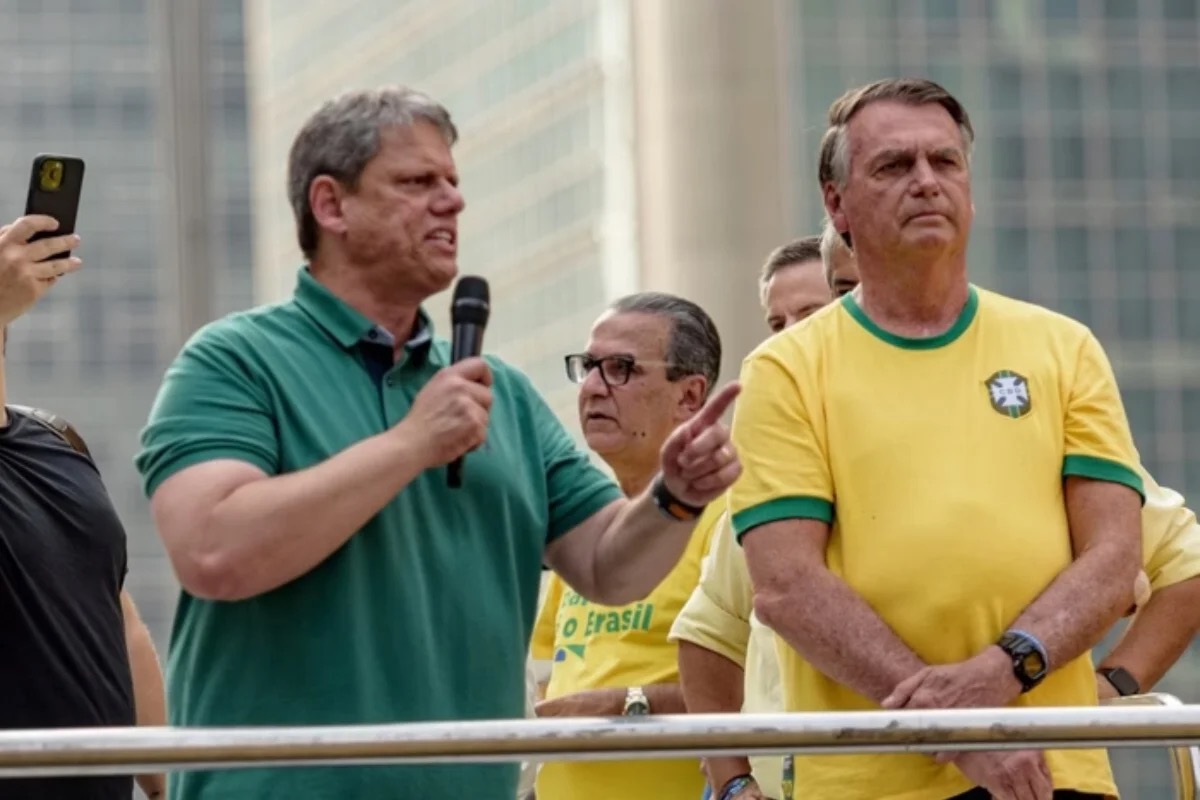 Tarcísio e Bolsonaro | Isabella Finholdt/ Metrópoles
