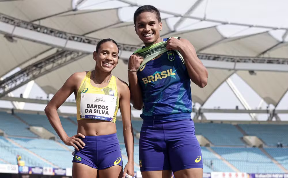 Clara Daniele Barros, atletismo, Igor Clemente — Foto: Cris Mattos/CPB