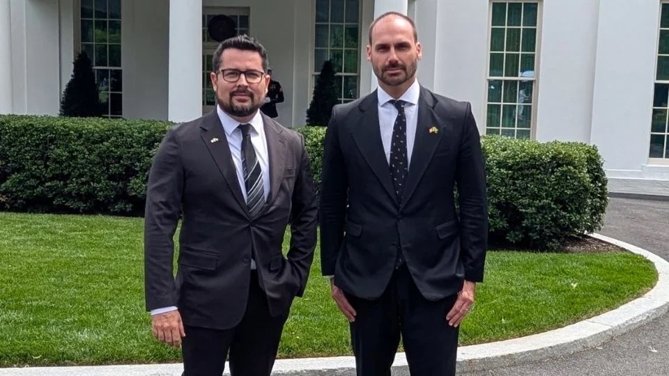 Paulo Figueiredo e Eduardo Bolsonaro | Foto: Divulgação 