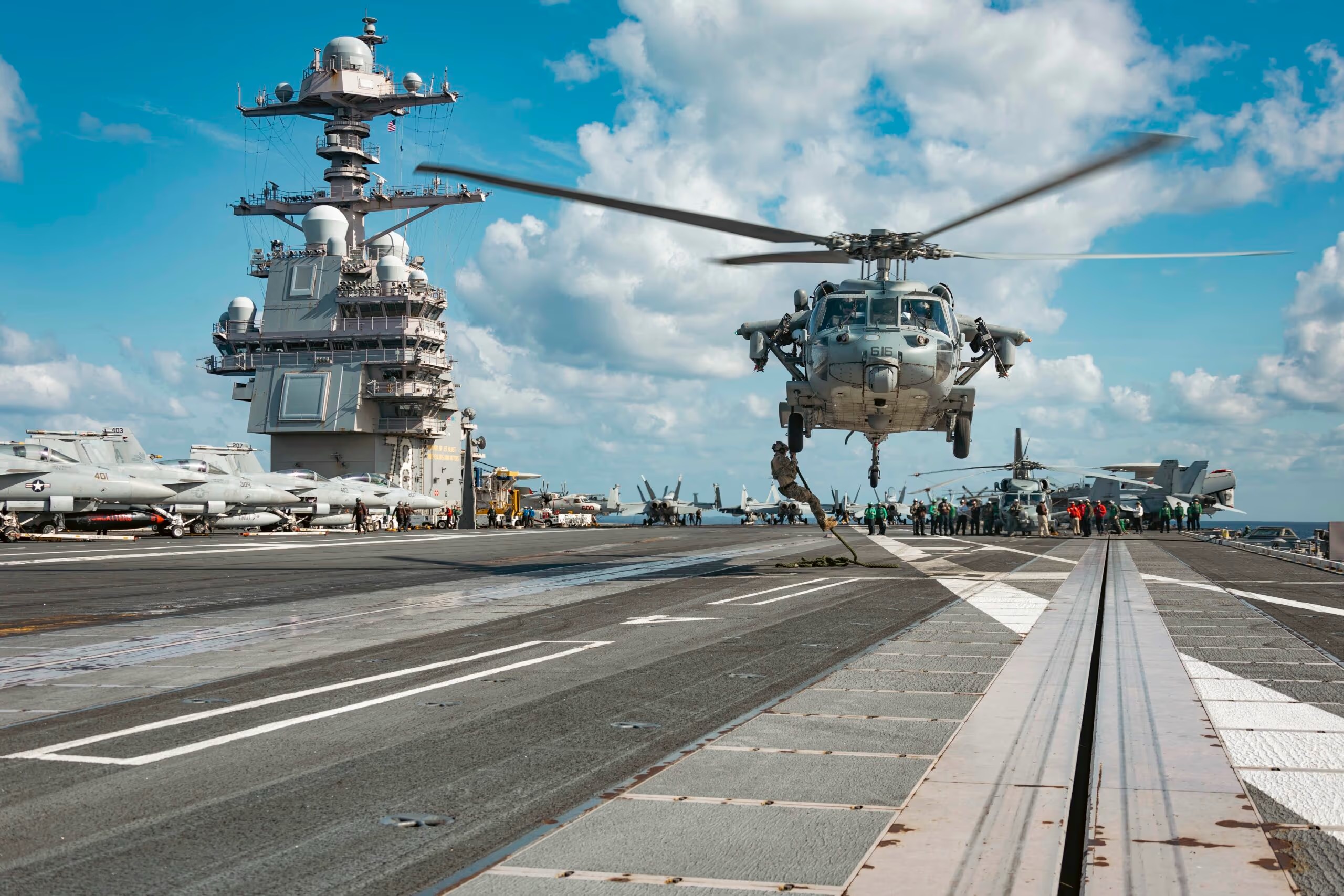 O Gerald Ford americano | U.S. Navy/ Reprodução.