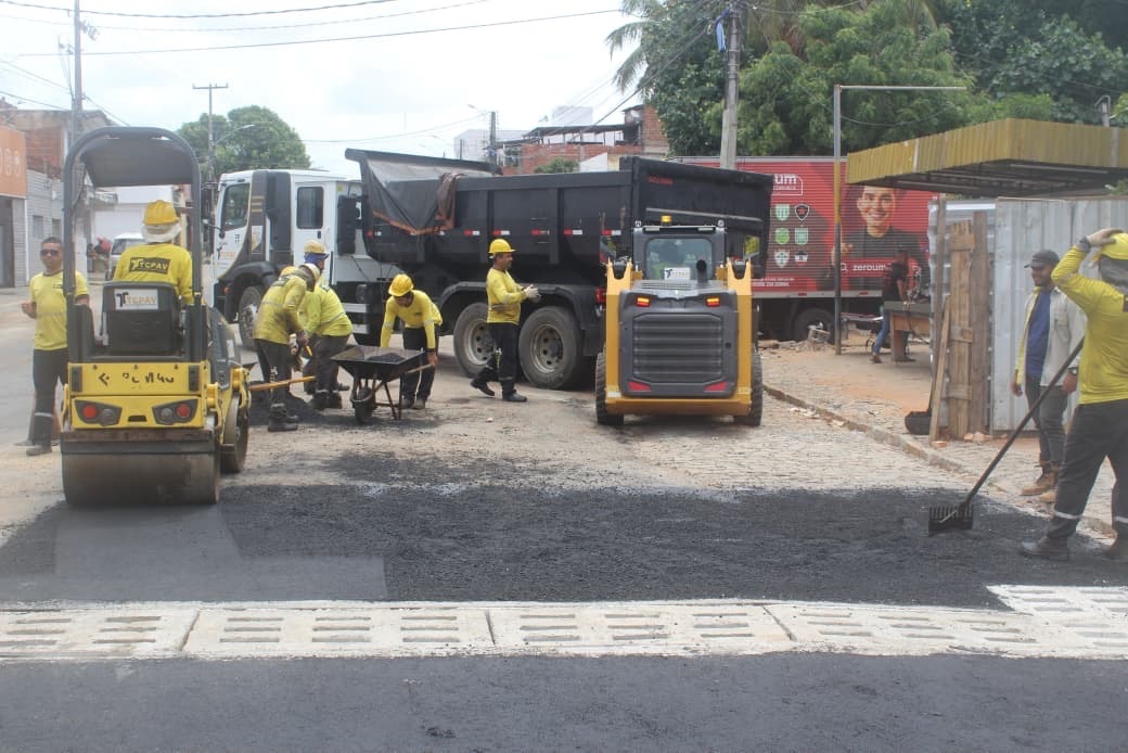 Obra de drenagem na Avenida Presidente Sarmento em Natal | Crédito: Seinfra