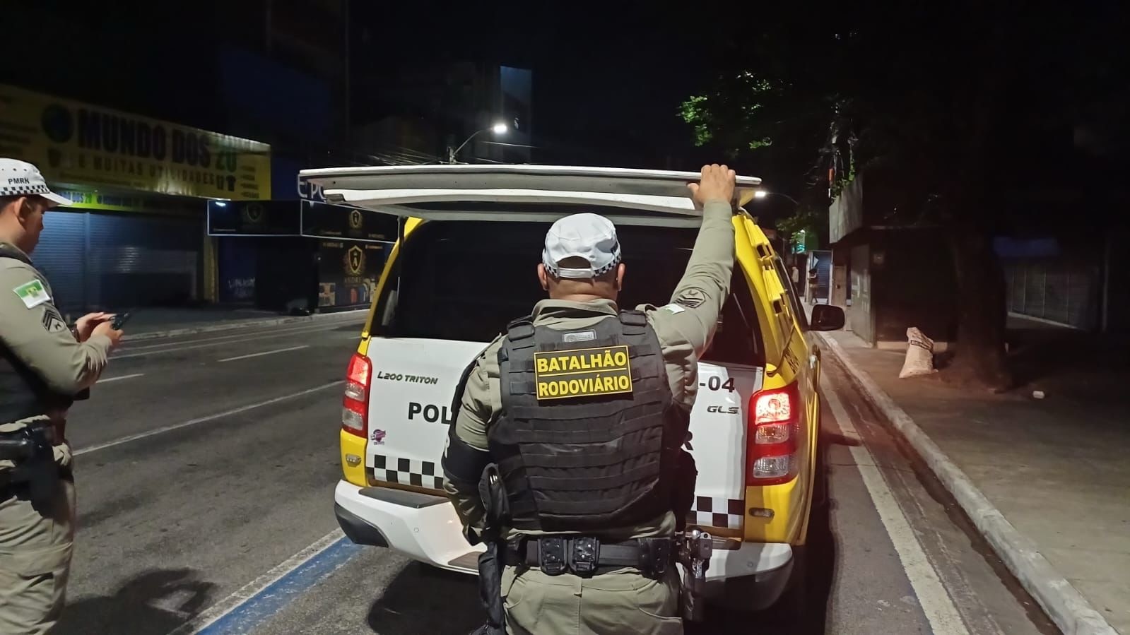 Blitz via costeira natal