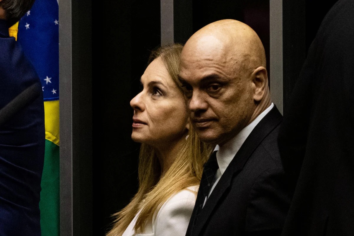 Viviane Barci de Moraes e Alexandre de Moraes | Foto: Hugo Barreto/Metrópoles