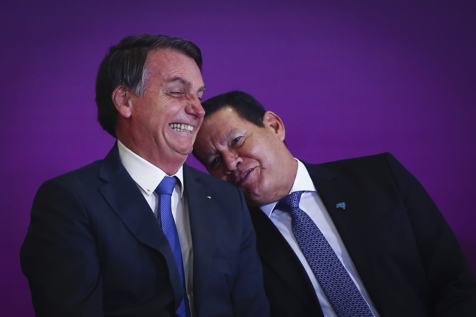 Jair Bolsonaro e Hamilton Mourão