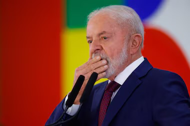 O presidente da República Luiz Inácio Lula da Silva (PT) durante entrevista coletiva no Palácio do Planalto em Brasília.  Foto: WILTON JUNIOR