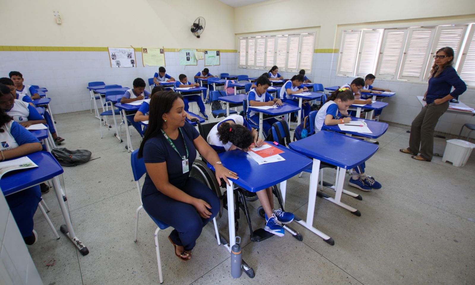 Sala de aula | escola | Crédito: Foto: Manoel Barbosa / SME