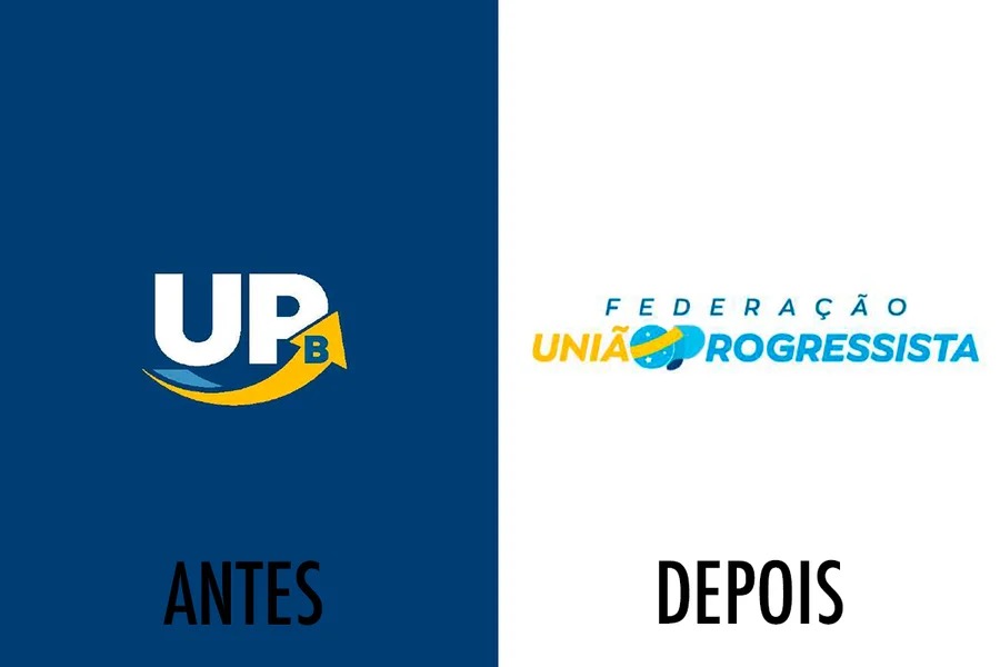 Logomarca Federação União Brasil e PP