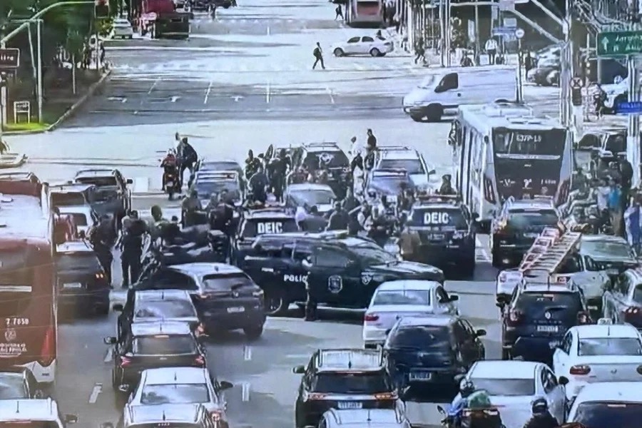 Tiroteio na Faria Lima | Reprodução/Redes Sociais