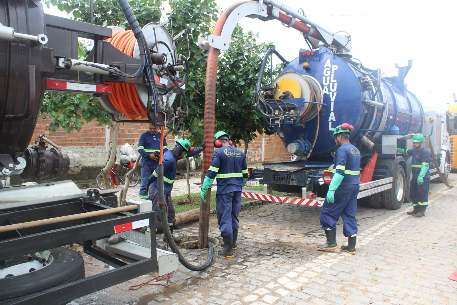 limpeza dos bueiros em Natal | Crédito: Seinfra