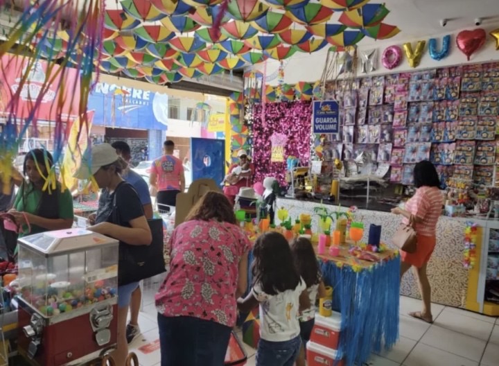 Comércio de Natal no carnaval | Foto: CDL Natal