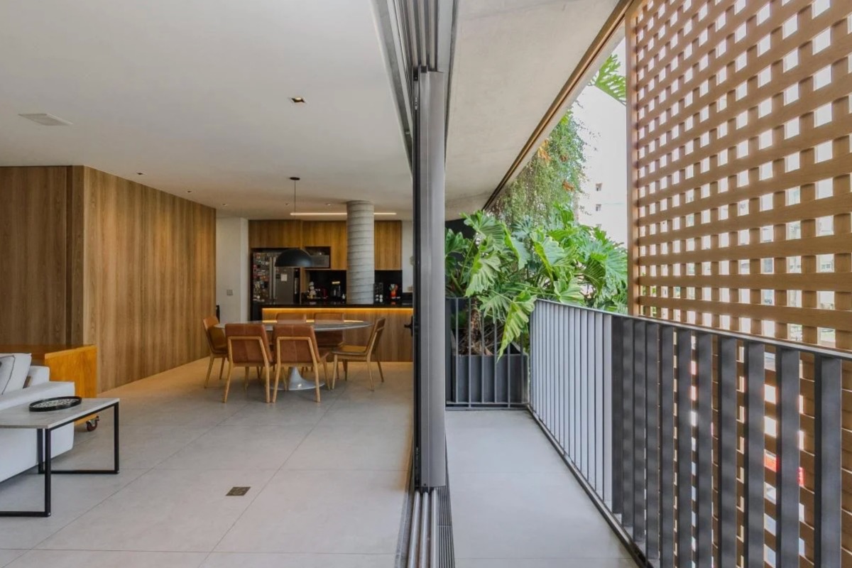 Vista de apartamento no prédio do Noroeste | Reprodução