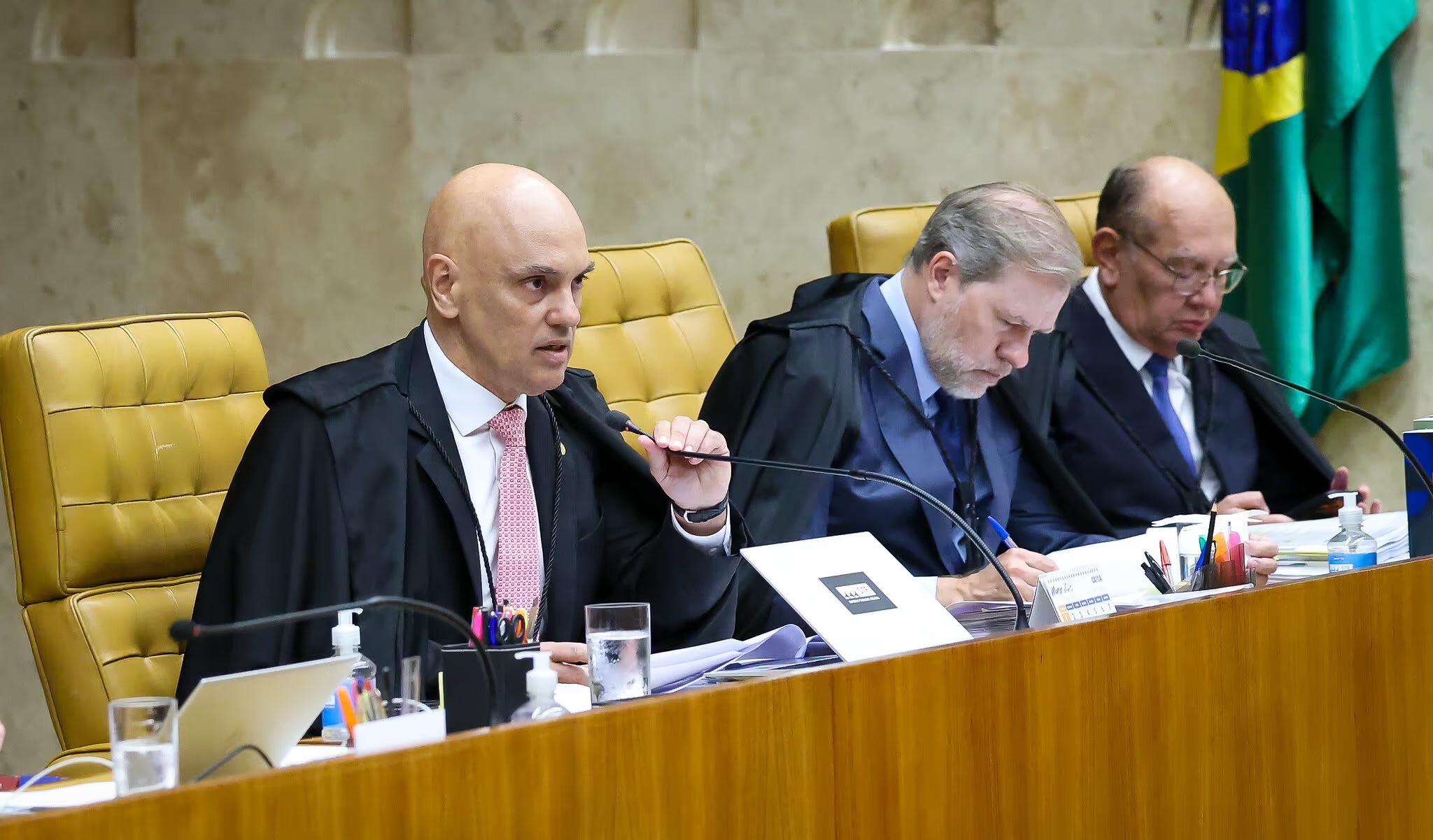 Alexandre de Moraes, Dias Toffoli e Gilmar Mendes | Foto: Gustavo Moreno/STF