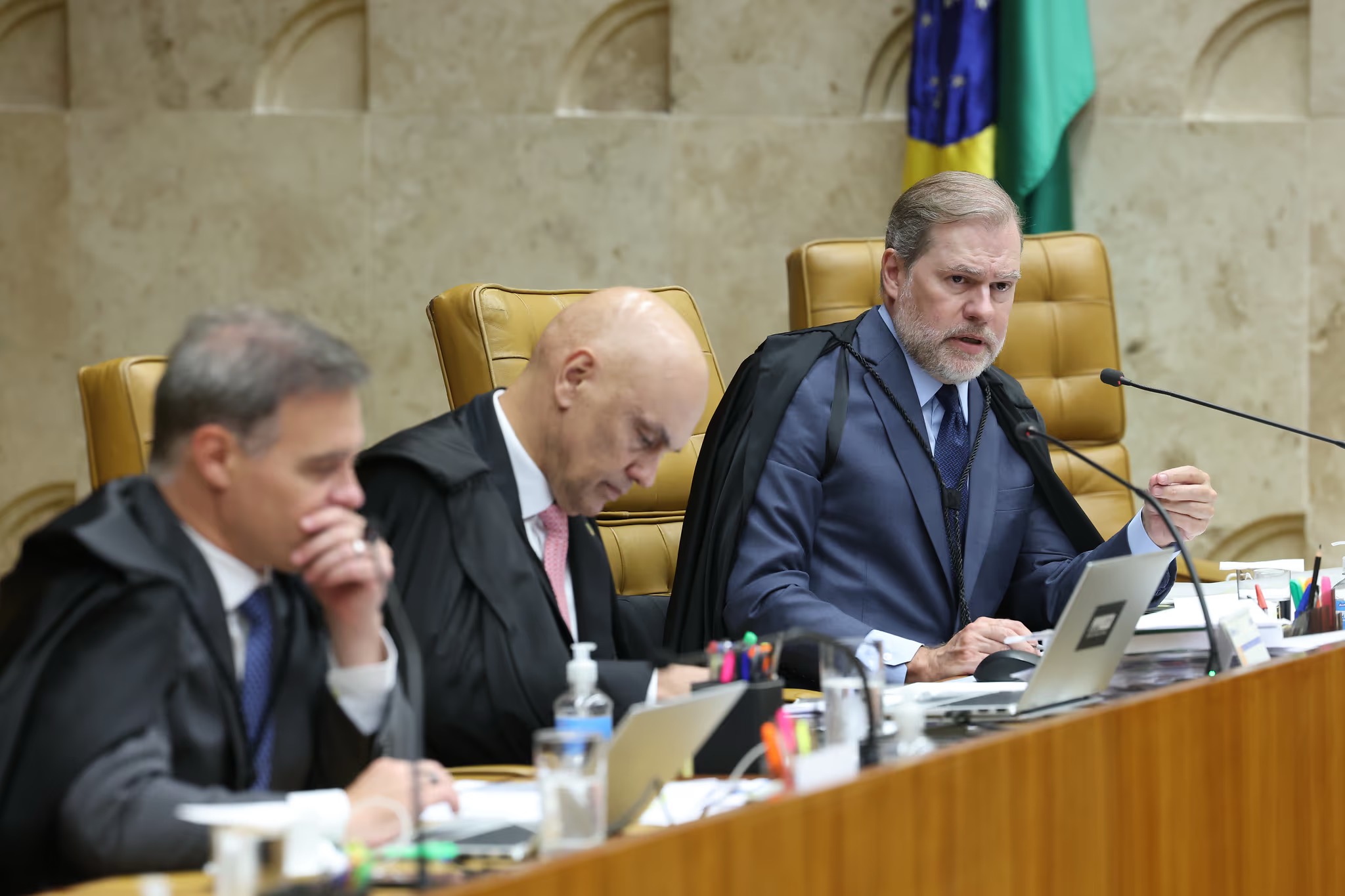 André Mendonça, Alexandre de Moraes e Dias Toffoli | Foto: Luiz Silveira/STF