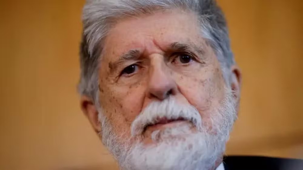 Celso Amorim alertou para os riscos de um conflito entre EUA e Venezuela. — Foto: Reuters via BBC