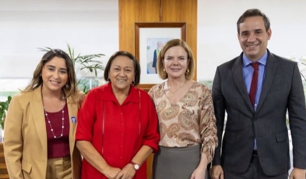 samanda alves fatima bezerra gleisi e cadu xavier