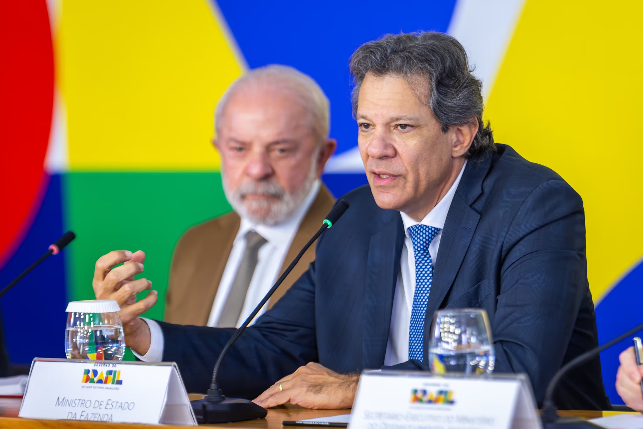 Haddad e Lula | Foto: Diogo Zacarias/MF