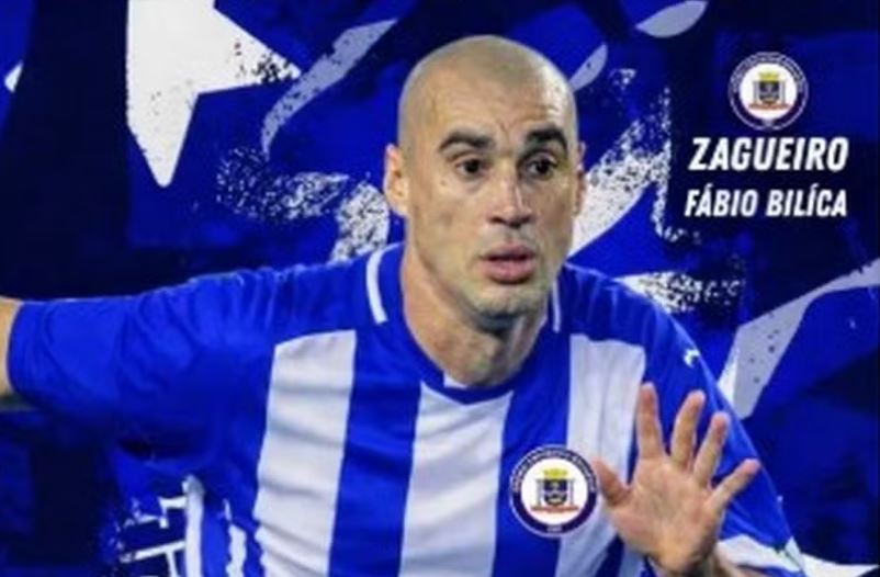 Fábio Bilica é anunciado pelo Grêmio Mauaense — Foto: Reprodução Redes Sociais