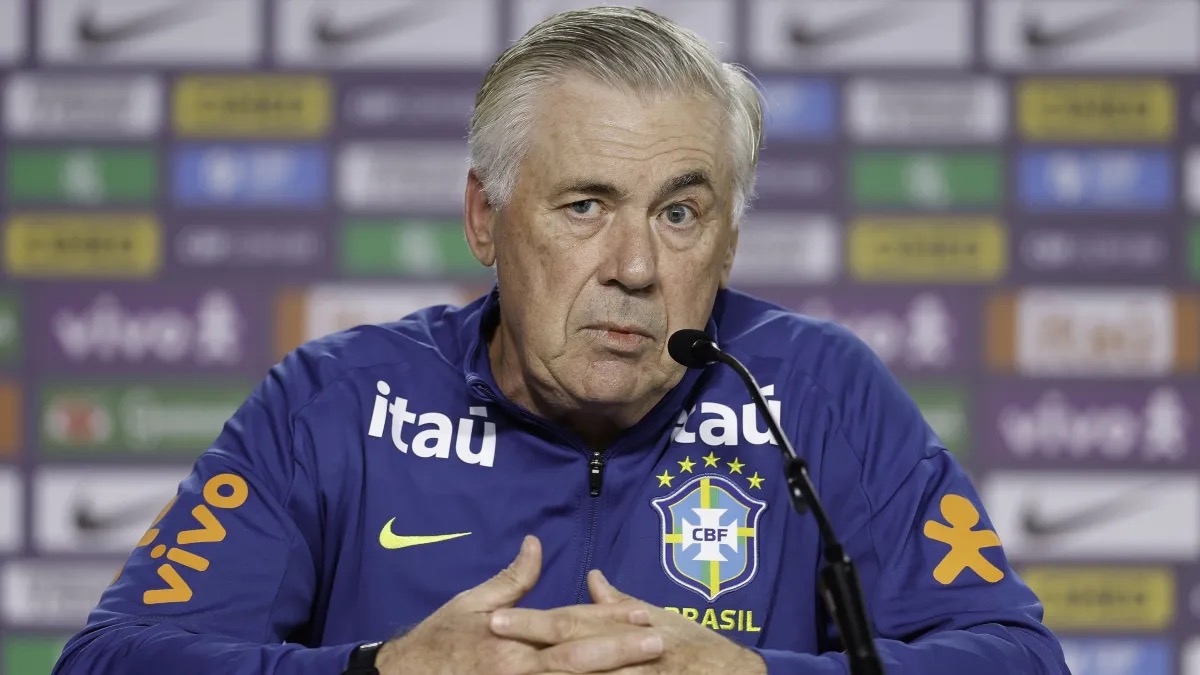 Carlo Ancelotti, técnico da Seleção Brasileira, divulga a lista final no dia 18 de maio  • @rafaelribeirorio / CBF