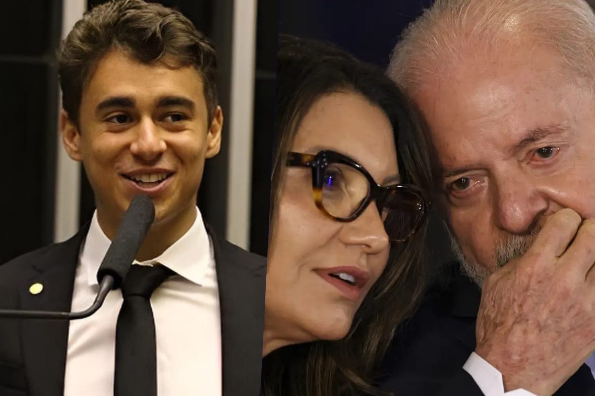 Nikolas Ferreira, Janja e Lula. (Fotos: Divulgação/Câmara dos Deputados/Agência Brasil/Montagem Área VIP)