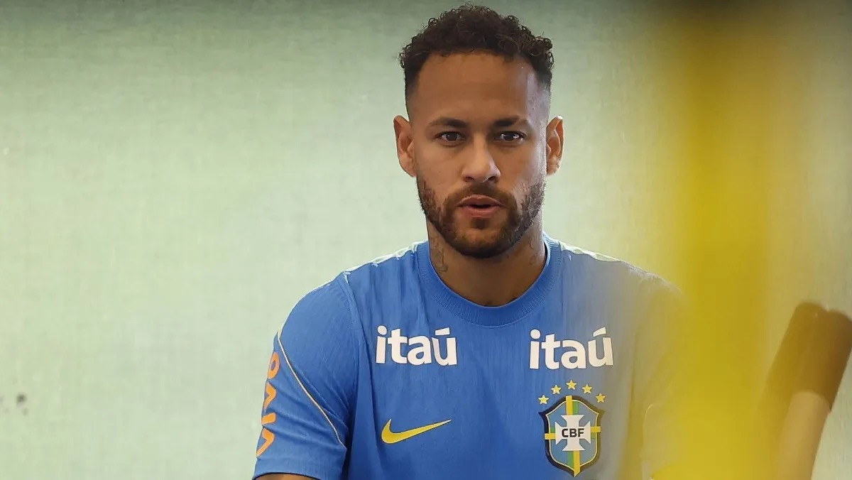 Neymar durante fisioterapia com a Seleção Brasileira  • Rafael Ribeiro / CBF