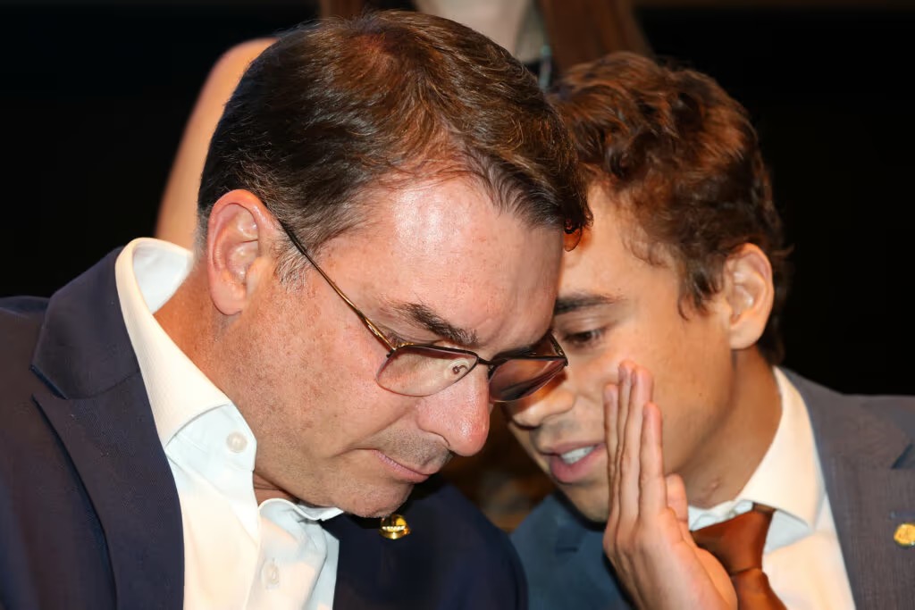 Flávio Bolsonaro e Nikolas Ferreira | Foto.: Beto Barata/ PL